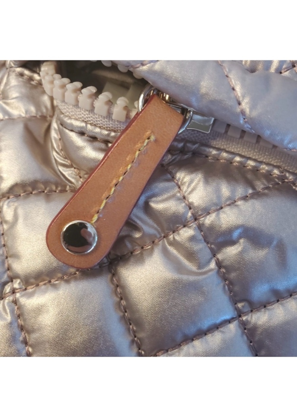 MZ WALLACE Small Metro Backpack - Metallic Rose NWOT - Picture 11 of 16